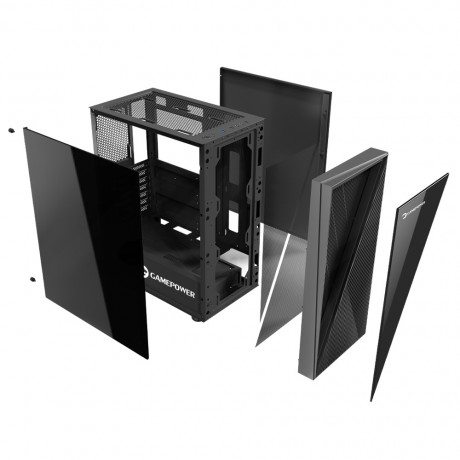 GAMEPOWER RAVADIN 3X ARGB GAMING KASA 650W